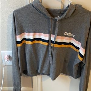 Hollister Long Sleeve Crop Top